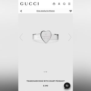 Gucci Heart Ring